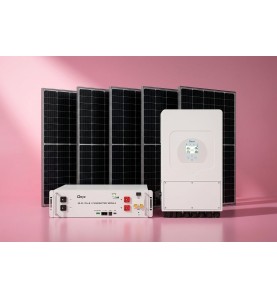 Kit Fotovoltaic Hibrid Monofazat Premium 5kW - 8kW cu Stocare între 5kWh și 15kWh